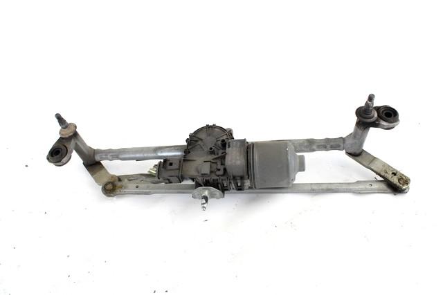 WINDSHIELD WIPER MOTOR OEM N. 6R1955119A SPARE PART USED CAR VOLKSWAGEN POLO 6R1 6C1 (06/2009 - 02/2014)  DISPLACEMENT DIESEL 1,2 YEAR OF CONSTRUCTION 2011