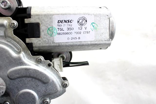 REAR WIPER MOTOR OEM N. MS259600-7002 SPARE PART USED CAR FIAT PANDA 169 R (2009 - 2011)  DISPLACEMENT BENZINA/METANO 1,2 YEAR OF CONSTRUCTION 2010