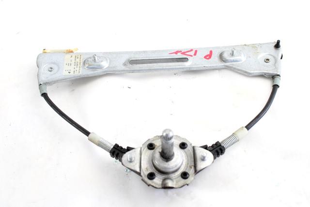 MANUAL REAR WINDOW LIFT SYSTEM OEM N. 46803653 SPARE PART USED CAR FIAT PANDA 169 R (2009 - 2011)  DISPLACEMENT BENZINA/METANO 1,2 YEAR OF CONSTRUCTION 2010