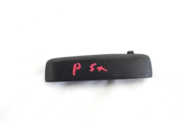 LEFT REAR EXTERIOR HANDLE OEM N. 735371237 SPARE PART USED CAR FIAT PANDA 169 R (2009 - 2011)  DISPLACEMENT BENZINA/METANO 1,2 YEAR OF CONSTRUCTION 2010