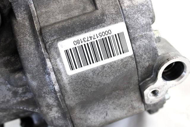 AIR-CONDITIONER COMPRESSOR OEM N. 51747318 SPARE PART USED CAR FIAT PANDA 169 R (2009 - 2011)  DISPLACEMENT BENZINA/METANO 1,2 YEAR OF CONSTRUCTION 2010