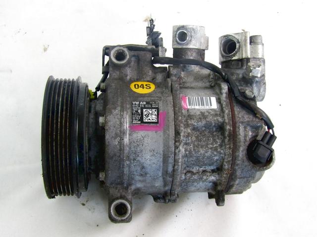 AIR-CONDITIONER COMPRESSOR OEM N. 4M0816803L SPARE PART USED CAR AUDI A4 B9 BER/SW (DAL 2015) DISPLACEMENT DIESEL 3 YEAR OF CONSTRUCTION 2016