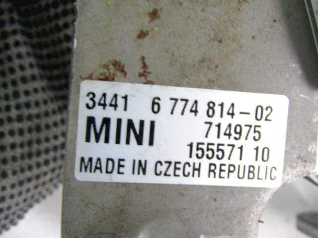 PARKING BRAKE / CONTROL OEM N. 34416774814 SPARE PART USED CAR MINI COOPER / ONE R56 (2007 - 2013)  DISPLACEMENT DIESEL 1,6 YEAR OF CONSTRUCTION 2009