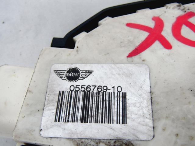 CENTRAL LOCKING OF THE RIGHT FRONT DOOR OEM N. 556769 SPARE PART USED CAR MINI COOPER / ONE R56 (2007 - 2013)  DISPLACEMENT DIESEL 1,6 YEAR OF CONSTRUCTION 2009