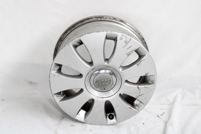 ALLOY WHEEL 16' OEM N. (D)8P0601025AA SPARE PART USED CAR AUDI A3 MK2 8P 8PA 8P1 (2003 - 2008) DISPLACEMENT DIESEL 1,9 YEAR OF CONSTRUCTION 2006