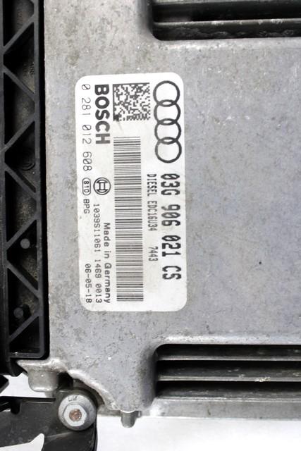KIT ACCENSIONE AVVIAMENTO OEM N. 18067 KIT ACCENSIONE AVVIAMENTO SPARE PART USED CAR AUDI A3 MK2 8P 8PA 8P1 (2003 - 2008) DISPLACEMENT DIESEL 1,9 YEAR OF CONSTRUCTION 2006