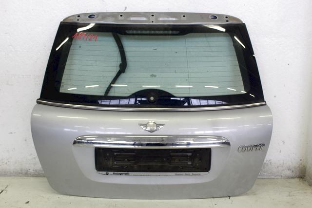 TRUNK LID OEM N. 41002752015 SPARE PART USED CAR MINI COOPER / ONE R56 (2007 - 2013)  DISPLACEMENT DIESEL 1,6 YEAR OF CONSTRUCTION 2009