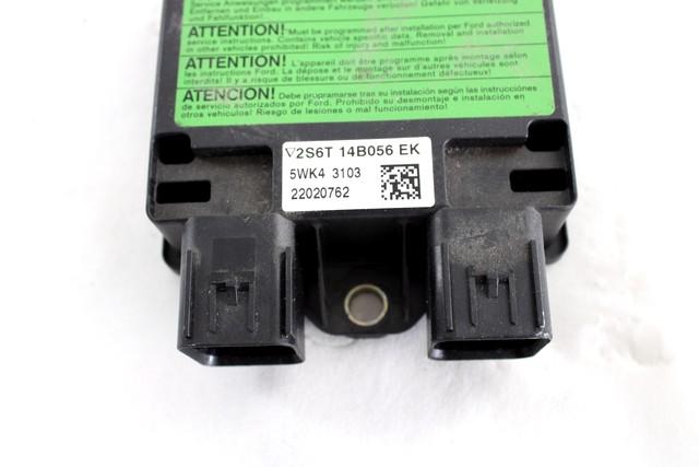 CONTROL UNIT AIRBAG OEM N. 2S6T-14B056-EK SPARE PART USED CAR FORD FIESTA JH JD MK5 (2002 - 2004)  DISPLACEMENT BENZINA 1,4 YEAR OF CONSTRUCTION 2002