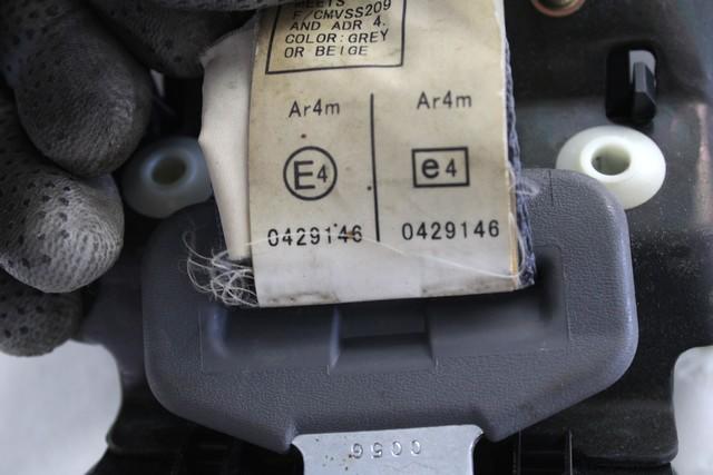 SEFETY BELT OEM N. 7331042010B0 SPARE PART USED CAR TOYOTA RAV 4 A2 MK2 (2000 - 2006)  DISPLACEMENT BENZINA 2 YEAR OF CONSTRUCTION 2002