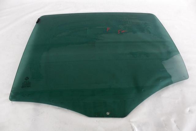 DOOR WINDOW, TINTED GLASS, REAR LEFT OEM N. 51754785 SPARE PART USED CAR LANCIA MUSA 350 R (09/2007 - 8/2013)  DISPLACEMENT BENZINA 1,4 YEAR OF CONSTRUCTION 2011