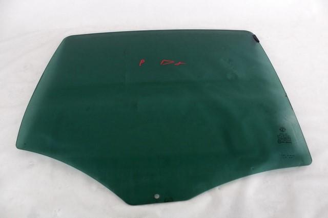 DOOR WINDOW, TINTED GLASS, REAR RIGHT OEM N. 51754783 SPARE PART USED CAR LANCIA MUSA 350 R (09/2007 - 8/2013)  DISPLACEMENT BENZINA 1,4 YEAR OF CONSTRUCTION 2011