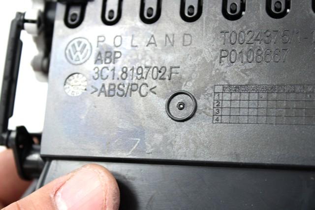 AIR OUTLET OEM N. 3C1819702F SPARE PART USED CAR VOLKSWAGEN PASSAT B6 3C2 3C5 BER/SW (2005 - 09/2010)   DISPLACEMENT DIESEL 2 YEAR OF CONSTRUCTION 2009