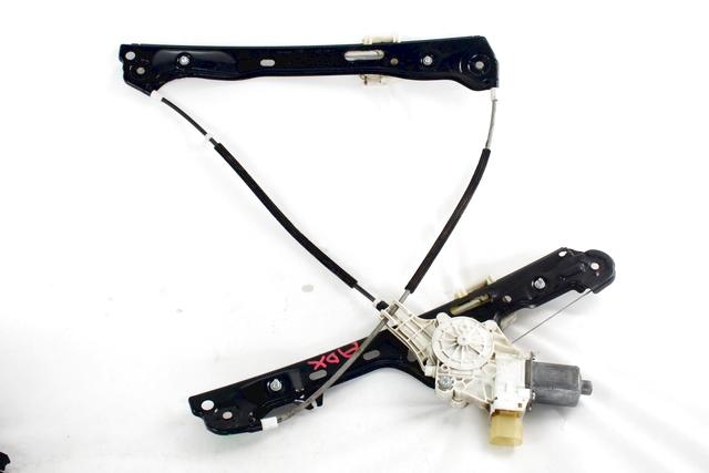 DOOR WINDOW LIFTING MECHANISM FRONT OEM N. 58256 SISTEMA ALZACRISTALLO PORTA ANTERIORE ELETTR SPARE PART USED CAR BMW SERIE 1 BER/COUPE/CABRIO E81/E82/E87/E88 LCI R (2007 - 2013)  DISPLACEMENT DIESEL 2 YEAR OF CONSTRUCTION 2011