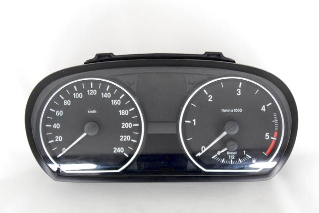INSTRUMENT CLUSTER / INSTRUMENT CLUSTER OEM N. 9187330 SPARE PART USED CAR BMW SERIE 1 BER/COUPE/CABRIO E81/E82/E87/E88 LCI R (2007 - 2013)  DISPLACEMENT DIESEL 2 YEAR OF CONSTRUCTION 2011