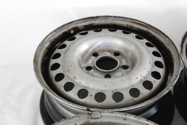 RIM SET 15'' OEM N. 17783 SET CERCHI 15'' SPARE PART USED CAR FORD TRANSIT CONNECT/TOURNEO MK1 P65 P70 P80 (2002 - 2012)  DISPLACEMENT DIESEL 1,8 YEAR OF CONSTRUCTION 2009