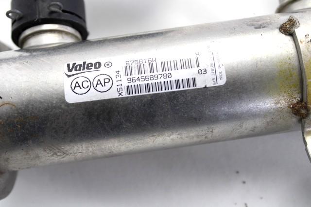 EXHAUST COOLER OEM N. 9645689780 SPARE PART USED CAR VOLVO V50 545 (2004 - 05/2007)  DISPLACEMENT DIESEL 2 YEAR OF CONSTRUCTION 2006