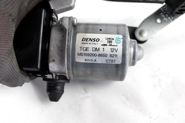 WINDSHIELD WIPER MOTOR OEM N. MS159200-8650 SPARE PART USED CAR FIAT 500 CINQUECENTO 312 MK3 (2007 - 2015)  DISPLACEMENT BENZINA/GPL 1,2 YEAR OF CONSTRUCTION 2013