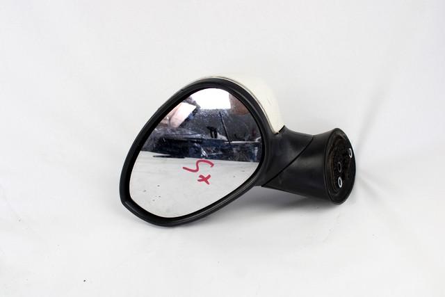 OUTSIDE MIRROR LEFT . OEM N. 735655745 SPARE PART USED CAR FIAT 500 CINQUECENTO 312 MK3 (2007 - 2015)  DISPLACEMENT BENZINA/GPL 1,2 YEAR OF CONSTRUCTION 2013