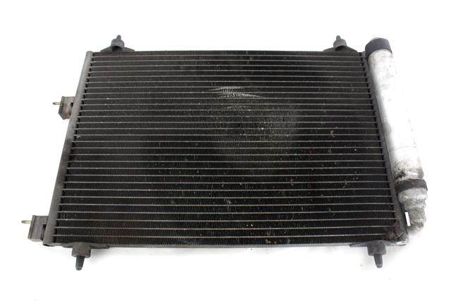 CONDENSER, AIR CONDITIONING OEM N. 9638574080 SPARE PART USED CAR PEUGEOT 307 3A/B/C/E/H BER/SW/CABRIO (2001 - 2009)  DISPLACEMENT DIESEL 1,4 YEAR OF CONSTRUCTION 2004