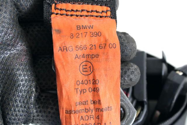 SEFETY BELT OEM N. 8217390 SPARE PART USED CAR BMW SERIE 5 E39 R BER/SW (10/2000 - 2003) DISPLACEMENT DIESEL 3 YEAR OF CONSTRUCTION 2002