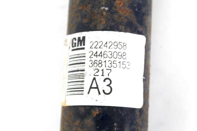 PAIR REAR SHOCK ABSORBERS OEM N. 18079 COPPIA AMMORTIZZATORI POSTERIORI SPARE PART USED CAR OPEL ASTRA H A04 L48 L08 L35 L67 R 5P/3P/SW (2007 - 2009)  DISPLACEMENT DIESEL 1,7 YEAR OF CONSTRUCTION 2007