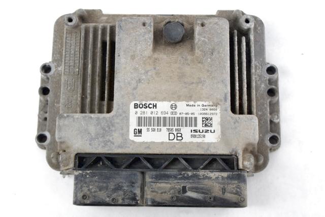 BASIC DDE CONTROL UNIT / INJECTION CONTROL MODULE . OEM N. 55560810 SPARE PART USED CAR OPEL ASTRA H A04 L48 L08 L35 L67 R 5P/3P/SW (2007 - 2009)  DISPLACEMENT DIESEL 1,7 YEAR OF CONSTRUCTION 2007