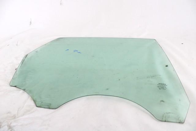DOOR WINDOW, TINTED GLASS, REAR RIGHT OEM N. 30674295 SPARE PART USED CAR VOLVO V50 545 R (2007 - 2012)  DISPLACEMENT DIESEL 1,6 YEAR OF CONSTRUCTION 2009