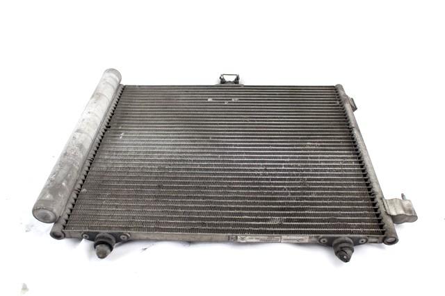 CONDENSER, AIR CONDITIONING OEM N. 9655009380 SPARE PART USED CAR CITROEN C3 / PLURIEL MK1 (2002 - 09/2005)  DISPLACEMENT DIESEL 1,4 YEAR OF CONSTRUCTION 2004