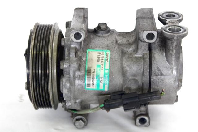 AIR-CONDITIONER COMPRESSOR OEM N. 2S6119D629AE SPARE PART USED CAR FORD FUSION JU R (2002 - 02/2006)  DISPLACEMENT DIESEL 1,4 YEAR OF CONSTRUCTION 2005