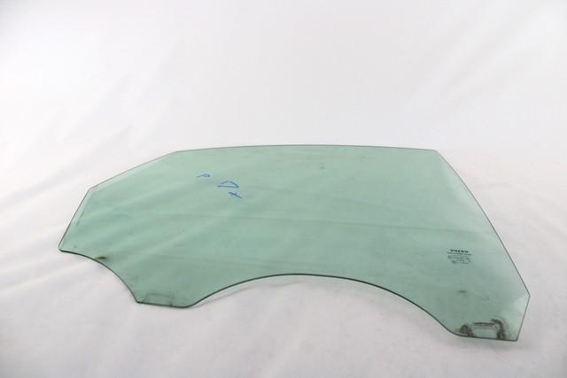 DOOR WINDOW, TINTED GLASS, REAR RIGHT OEM N. 30674291 SPARE PART USED CAR VOLVO S40 544 MK2 (2004 - 2012) DISPLACEMENT BENZINA 2 YEAR OF CONSTRUCTION 2010