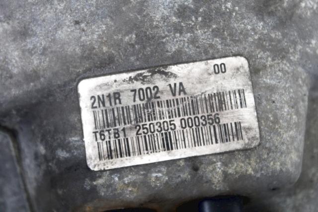 MANUAL TRANSMISSION OEM N. 2N1R-7002-VA CAMBIO MECCANICO SPARE PART USED CAR FORD FUSION JU R (2002 - 02/2006)  DISPLACEMENT DIESEL 1,4 YEAR OF CONSTRUCTION 2005