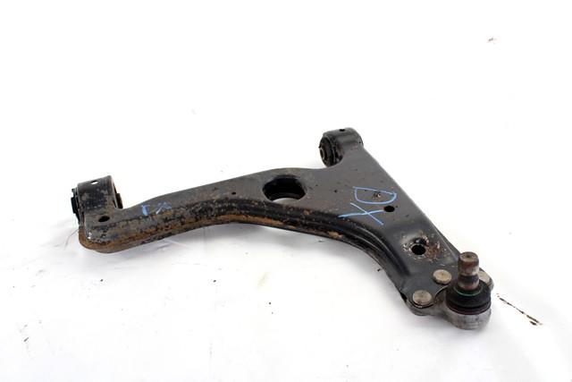 WISHBONE, FRONT RIGHT OEM N. 90498736 SPARE PART USED CAR OPEL ZAFIRA B A05 M75 (2005 - 2008)  DISPLACEMENT BENZINA/METANO 1,6 YEAR OF CONSTRUCTION 2007