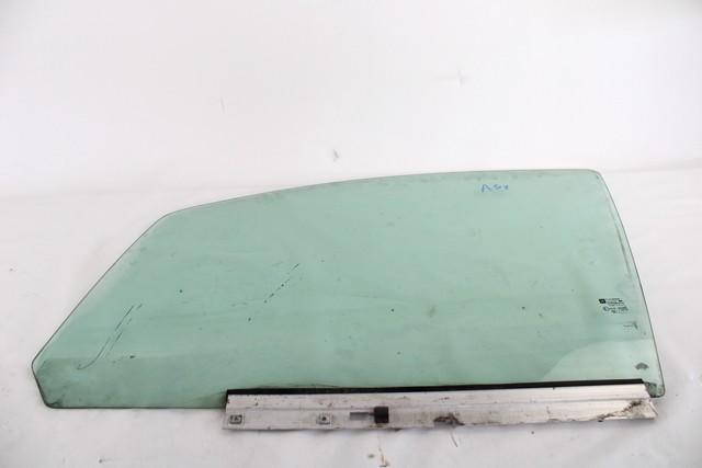 DOOR WINDOW, FRONT LEFT OEM N. 93184335 SPARE PART USED CAR OPEL ZAFIRA B A05 M75 (2005 - 2008)  DISPLACEMENT BENZINA/METANO 1,6 YEAR OF CONSTRUCTION 2007