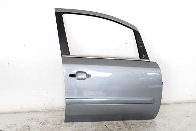 DOOR PASSENGER DOOR RIGHT FRONT . OEM N. 13203014 SPARE PART USED CAR OPEL ZAFIRA B A05 M75 (2005 - 2008)  DISPLACEMENT BENZINA/METANO 1,6 YEAR OF CONSTRUCTION 2007