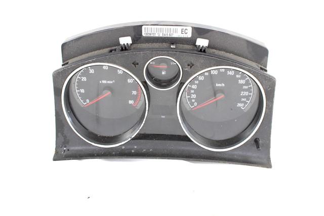 INSTRUMENT CLUSTER / INSTRUMENT CLUSTER OEM N. 13239722 SPARE PART USED CAR OPEL ZAFIRA B A05 M75 (2005 - 2008)  DISPLACEMENT BENZINA/METANO 1,6 YEAR OF CONSTRUCTION 2007