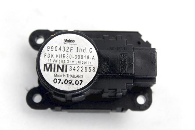SET SMALL PARTS F AIR COND.ADJUST.LEVER OEM N. 3422658 SPARE PART USED CAR MINI COOPER / ONE R56 (2007 - 2013)  DISPLACEMENT DIESEL 1,6 YEAR OF CONSTRUCTION 2008