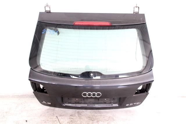 TRUNK LID OEM N. 8P4827023H SPARE PART USED CAR AUDI A3 MK2 8P 8PA 8P1 (2003 - 2008) DISPLACEMENT DIESEL 2 YEAR OF CONSTRUCTION 2005
