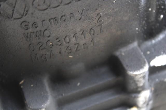 MANUAL TRANSMISSION OEM N. 02Q301103C CAMBIO MECCANICO SPARE PART USED CAR AUDI A3 MK2 8P 8PA 8P1 (2003 - 2008) DISPLACEMENT DIESEL 2 YEAR OF CONSTRUCTION 2005