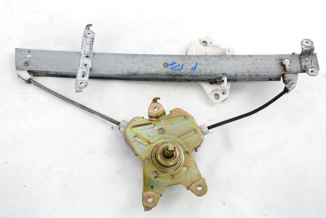 MANUAL REAR WINDOW LIFT SYSTEM OEM N. 72710SAA013 SPARE PART USED CAR HONDA JAZZ GD GE3 GE2 MK2 (2002 - 2008) GD1 GD5 GD GE3 GE2 GE GP GG GD6 GD8  DISPLACEMENT BENZINA 1,2 YEAR OF CONSTRUCTION 2005