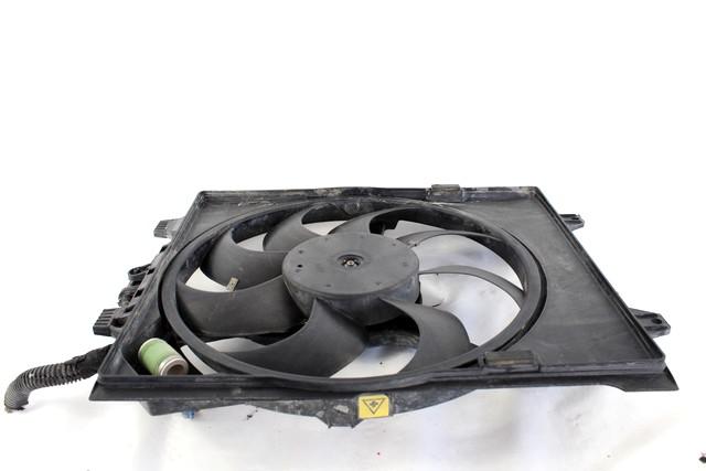RADIATOR COOLING FAN ELECTRIC / ENGINE COOLING FAN CLUTCH . OEM N. 1861025 SPARE PART USED CAR FORD KA RU8 MK2 (2008 - 2016)  DISPLACEMENT BENZINA 1,2 YEAR OF CONSTRUCTION 2011