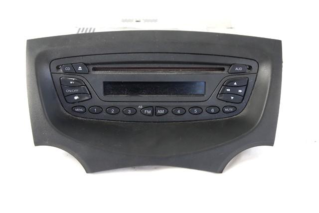RADIO CD / AMPLIFIER / HOLDER HIFI SYSTEM OEM N. 7355375760 SPARE PART USED CAR FORD KA RU8 MK2 (2008 - 2016)  DISPLACEMENT BENZINA 1,2 YEAR OF CONSTRUCTION 2011