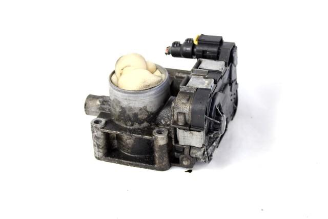 COMPLETE THROTTLE BODY WITH SENSORS  OEM N. 55192786 SPARE PART USED CAR FORD KA RU8 MK2 (2008 - 2016)  DISPLACEMENT BENZINA 1,2 YEAR OF CONSTRUCTION 2011