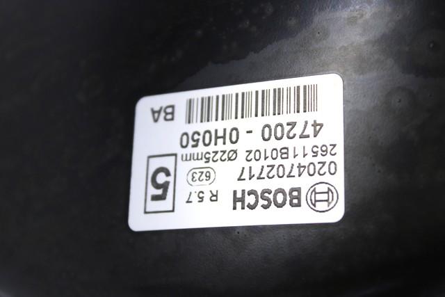 POWER BRAKE UNIT DEPRESSION OEM N. 47200-0H050 SPARE PART USED CAR TOYOTA AYGO B1 R (2009 - 02/2012)  DISPLACEMENT BENZINA 1 YEAR OF CONSTRUCTION 2012