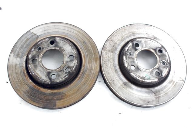 BRAKE DISC FRONT OEM N. 46401356 SPARE PART USED CAR LANCIA Y YPSILON 843 R (2006 - 2011)  DISPLACEMENT BENZINA/GPL 1,4 YEAR OF CONSTRUCTION 2011