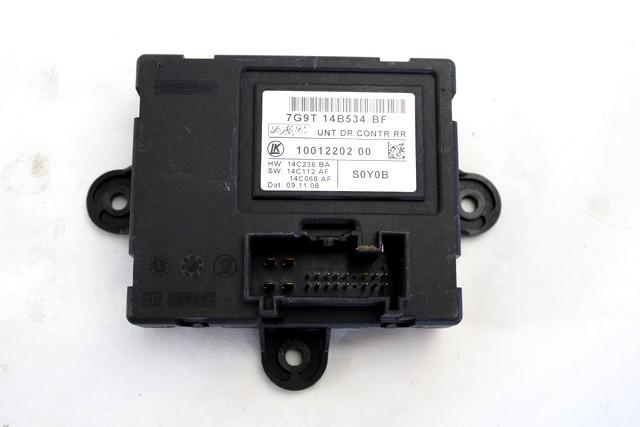 CONTROL OF THE FRONT DOOR OEM N. 7G9T-14B534-BF SPARE PART USED CAR FORD S MAX WA6 MK1 (2006 - 2010)  DISPLACEMENT DIESEL 2 YEAR OF CONSTRUCTION 2009