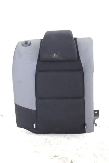 BACK SEAT BACKREST OEM N. SCPSTPG207WARBR5P SPARE PART USED CAR PEUGEOT 207 / 207 CC WA WC WD WK (2006 - 05/2009)  DISPLACEMENT BENZINA/GPL 1,4 YEAR OF CONSTRUCTION 2009