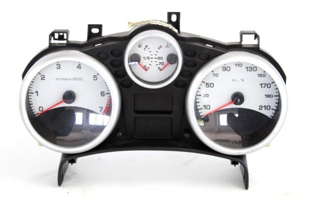 INSTRUMENT CLUSTER / INSTRUMENT CLUSTER OEM N. 9666132380 SPARE PART USED CAR PEUGEOT 207 / 207 CC WA WC WD WK (2006 - 05/2009)  DISPLACEMENT BENZINA/GPL 1,4 YEAR OF CONSTRUCTION 2009