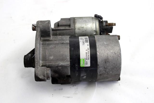 STARTER  OEM N. 9658308780 SPARE PART USED CAR PEUGEOT 207 / 207 CC WA WC WD WK (2006 - 05/2009)  DISPLACEMENT BENZINA/GPL 1,4 YEAR OF CONSTRUCTION 2009