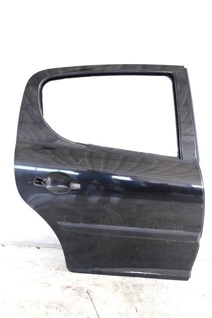 DOOR RIGHT REAR  OEM N. 9008S6 SPARE PART USED CAR PEUGEOT 207 / 207 CC WA WC WD WK (2006 - 05/2009)  DISPLACEMENT BENZINA/GPL 1,4 YEAR OF CONSTRUCTION 2009