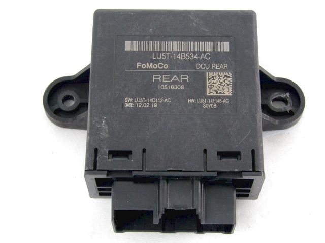 CONTROL OF THE FRONT DOOR OEM N. LU5T-14B534-AC SPARE PART USED CAR FORD PUMA MK2 (DAL 2019) DISPLACEMENT BENZINA 1 YEAR OF CONSTRUCTION 2020